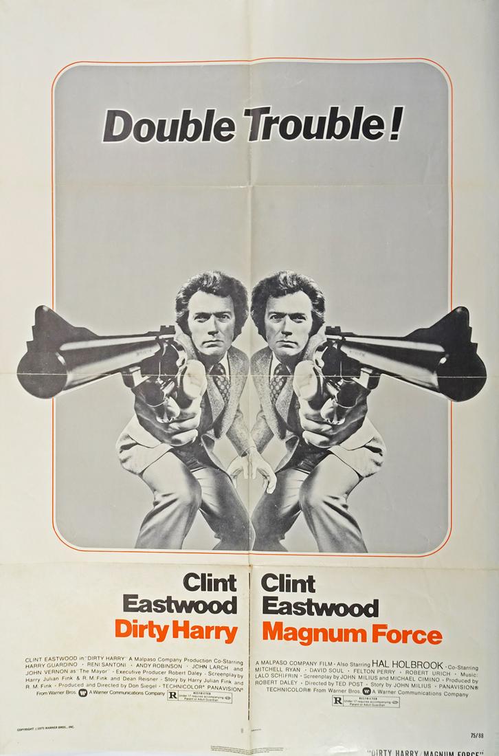 Dirty Harry/Magnum Force Movie Posters (1 of 3)