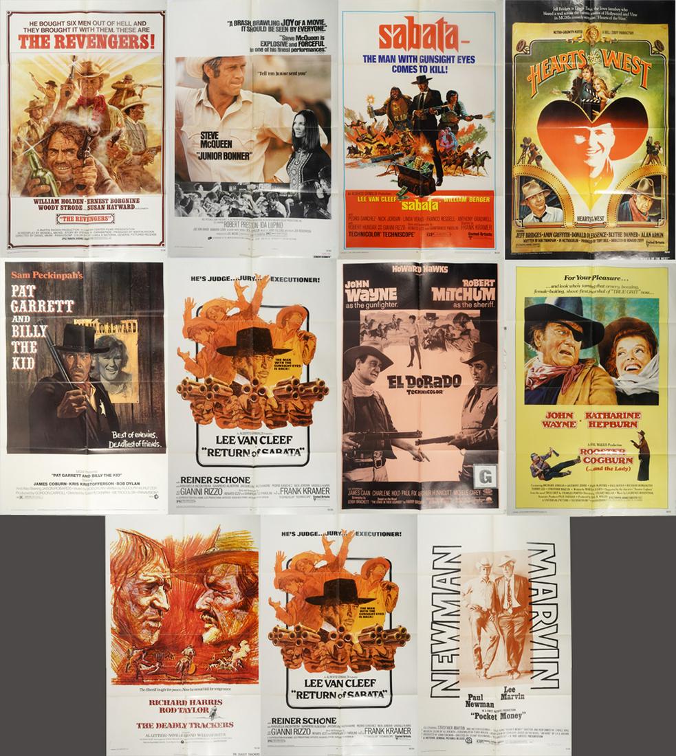 1970's Cowboy Western Genre Movie Posters (1 of 13)