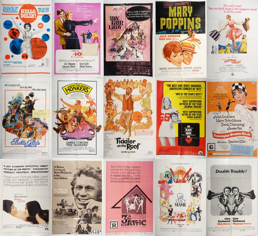 Assorted 1960's-1970's Movie Posters (1 of 16)