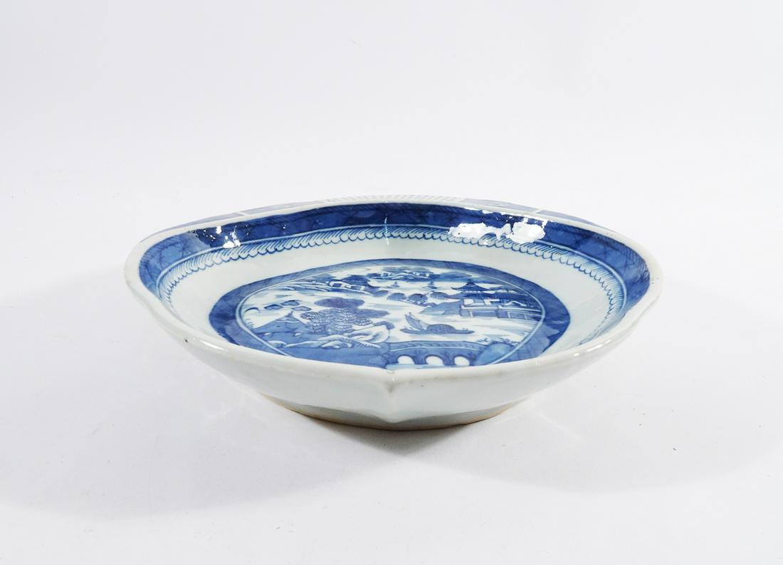 Chinese Canton Porcelain Shrimp Dish (1 of 2)