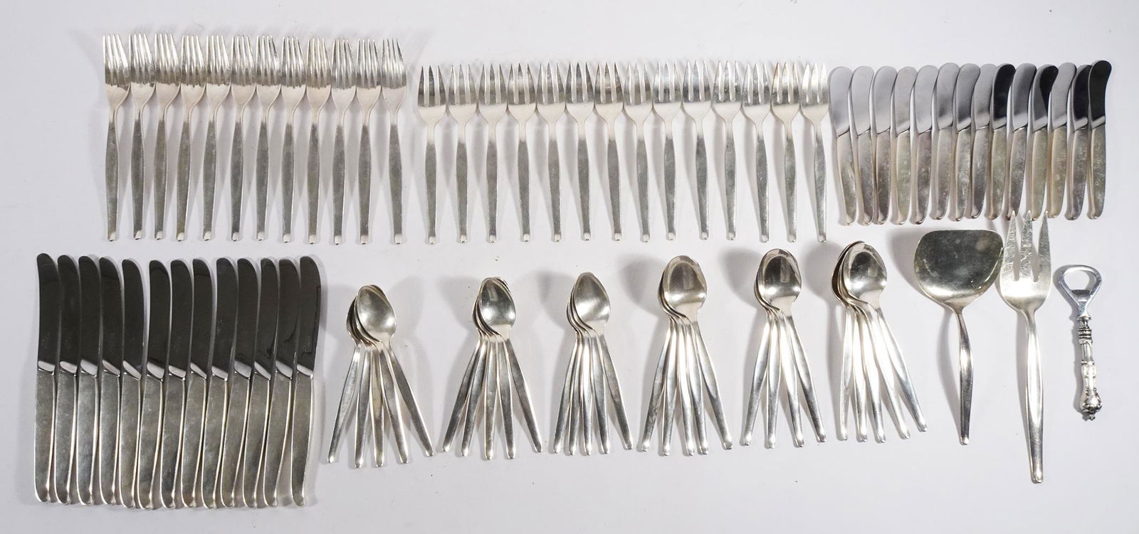 Towle Sterling Contour Flatware Set (1 of 6)
