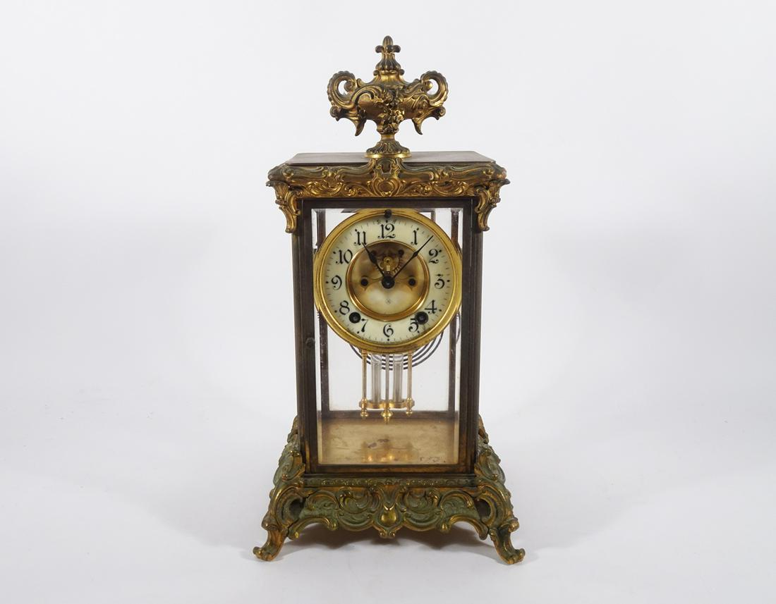 Ansonia Crystal Regulator Mantle Clock (1 of 5)