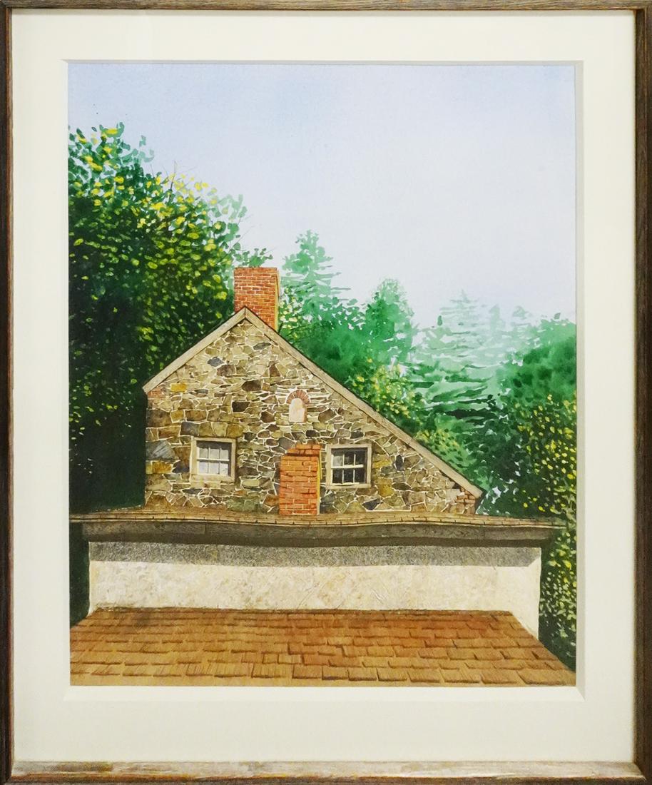 Woodrow M Blagg Watercolor on Paper (1 of 3)