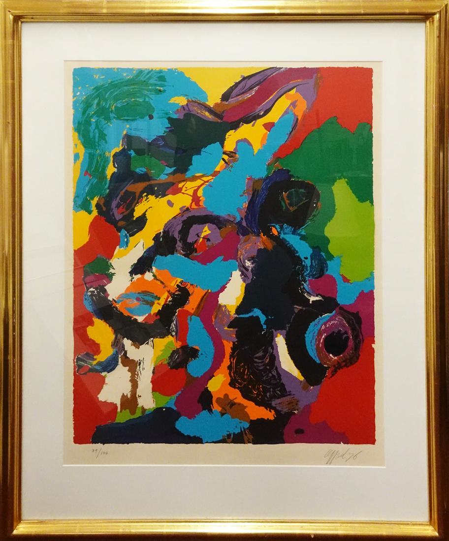 Karel Appel Colored Lithograph (1 of 4)