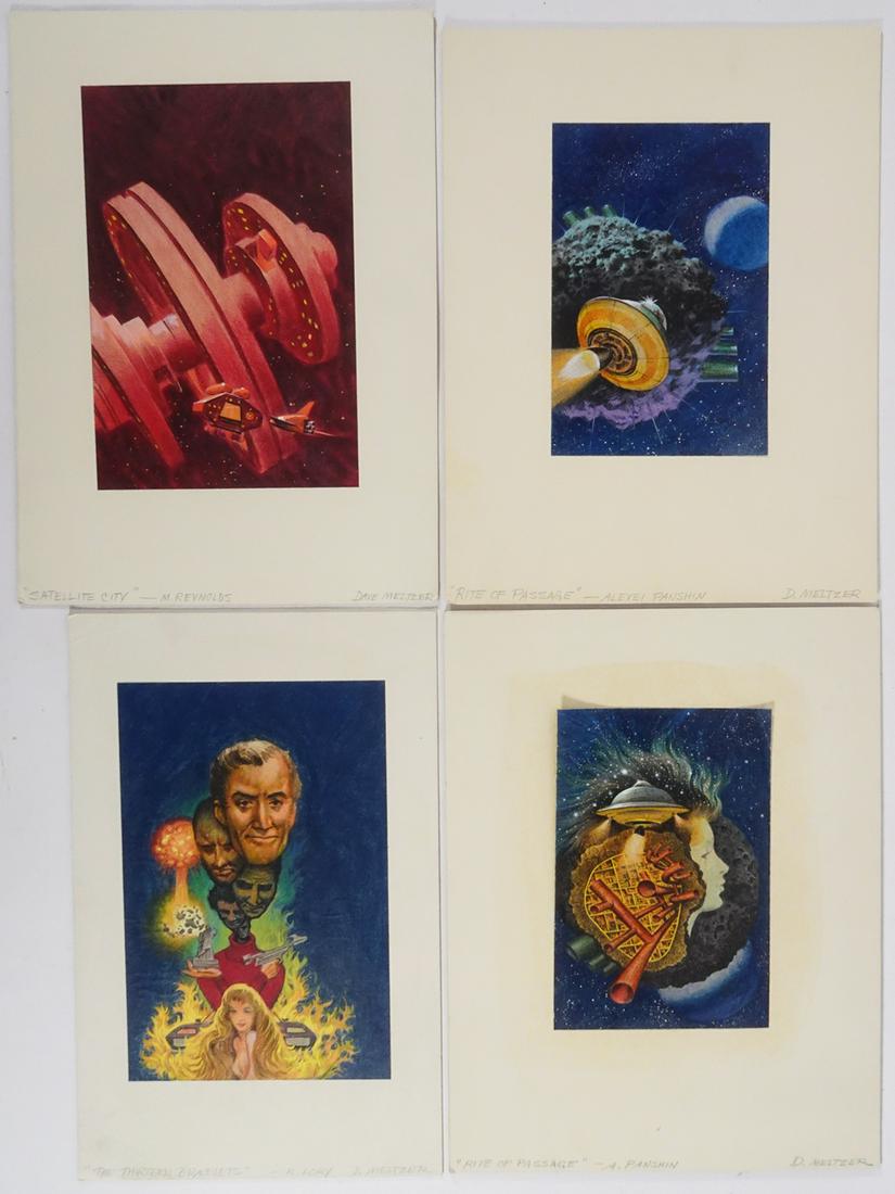 Davis Meltzer Gouaches on Boards (1 of 10)