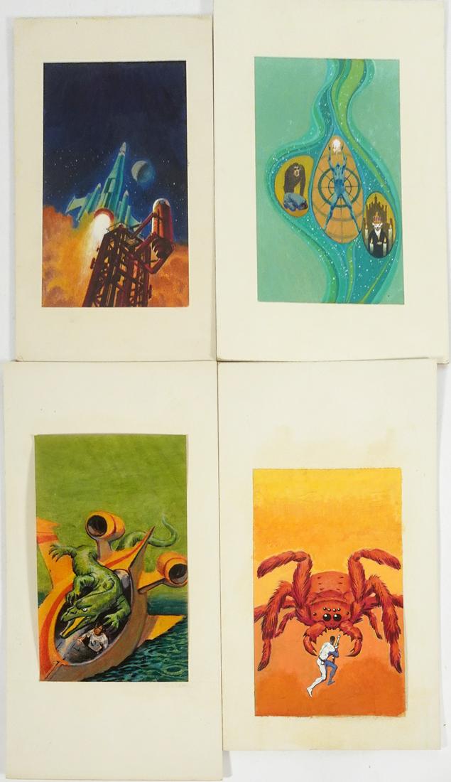 Davis Meltzer Gouaches on Boards (1 of 5)