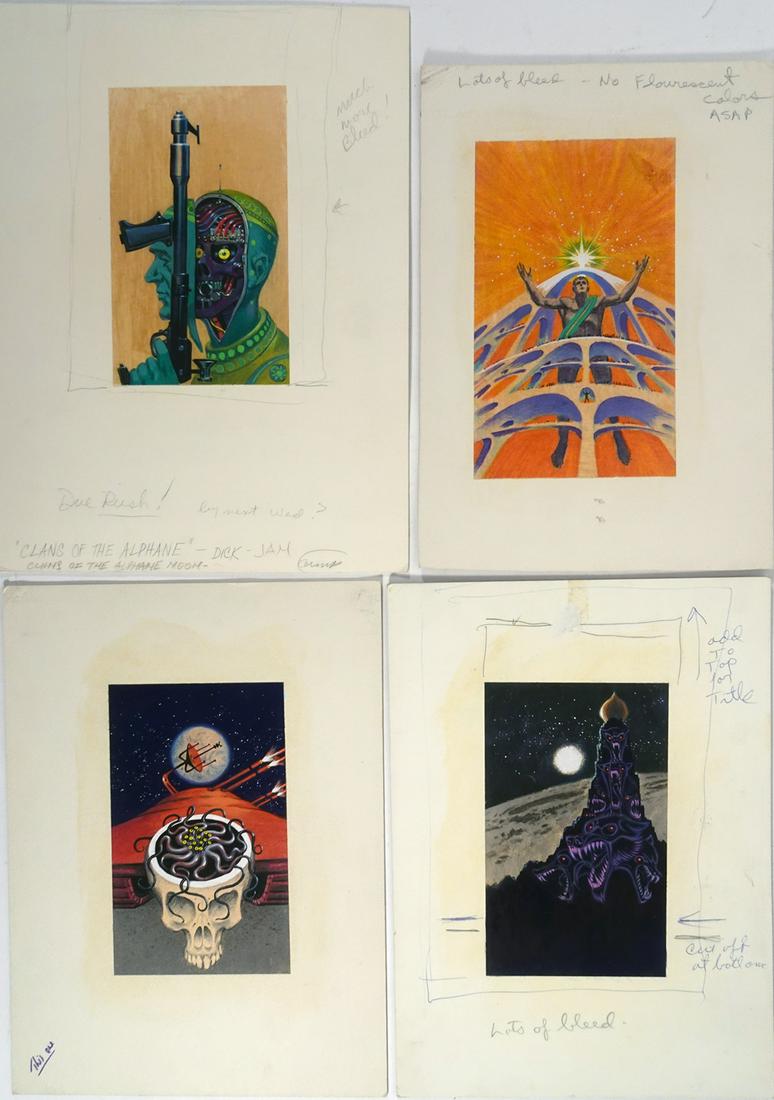 Davis Meltzer Gouaches on Boards (1 of 5)