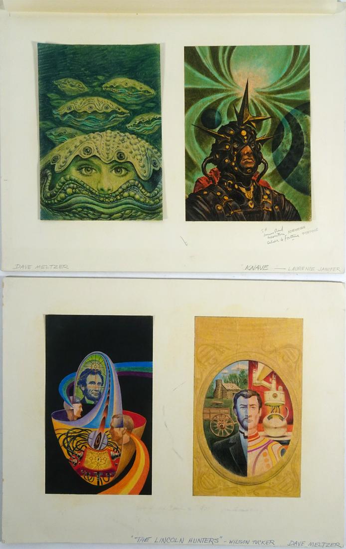 Davis Meltzer Gouaches on Boards (1 of 3)