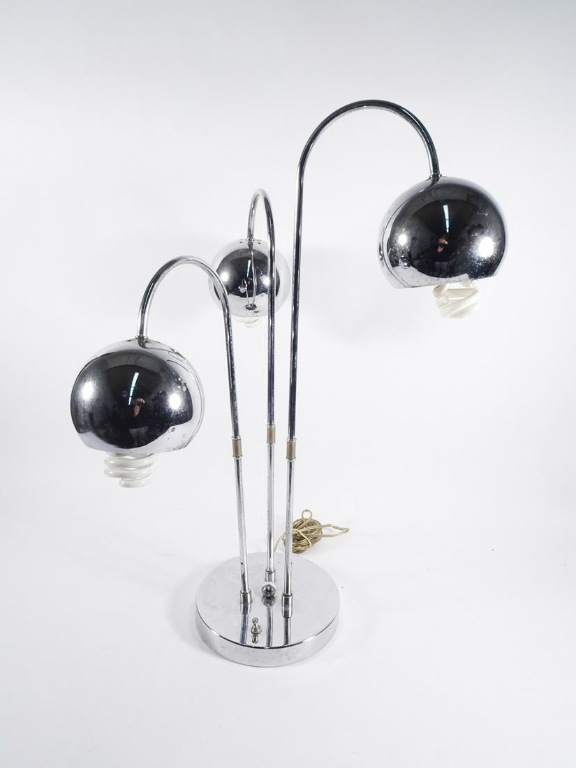 Mid Century Modern Chrome Table Lamp (1 of 2)