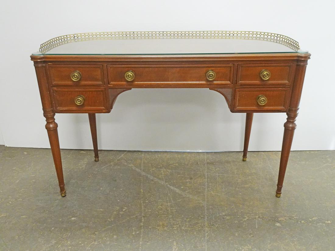 John Widdicomb Demilune Desk (1 of 3)
