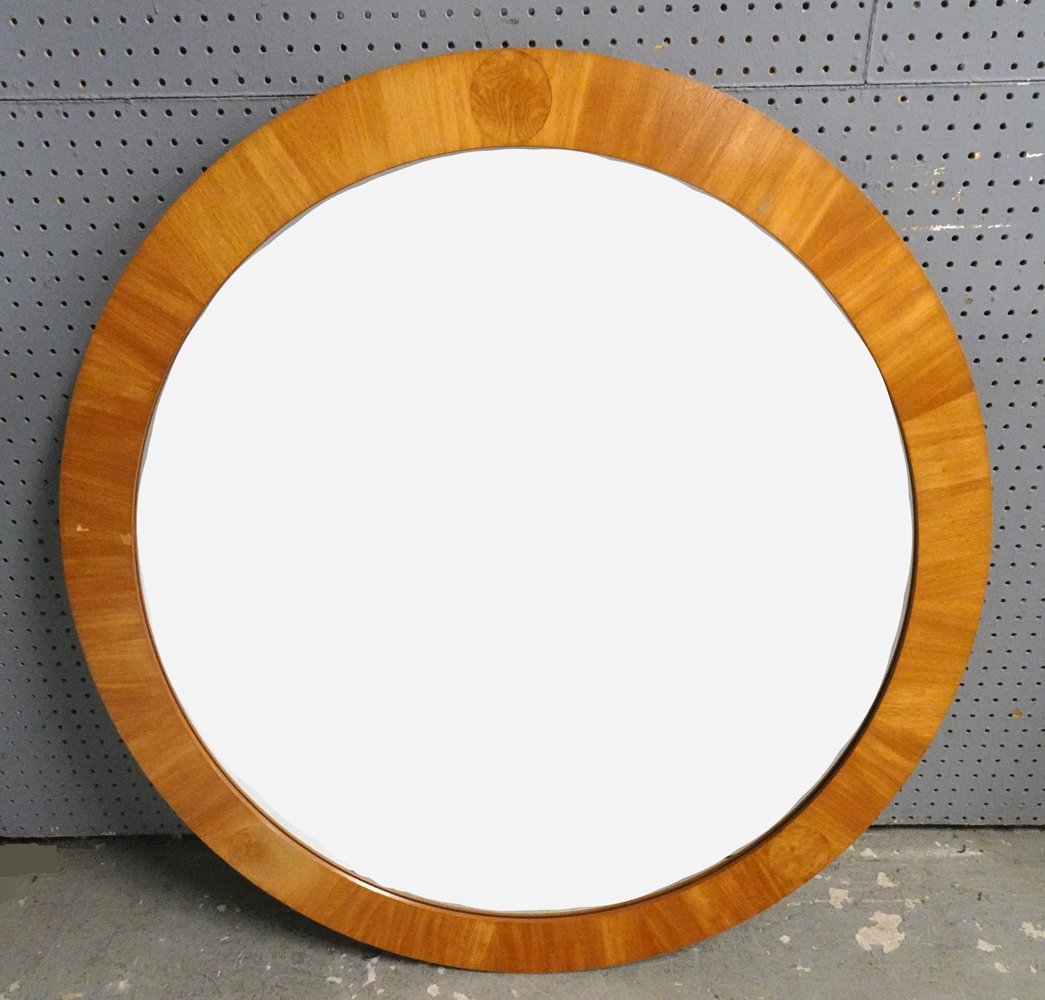 Baker cherry framed beveled mirror (1 of 2)