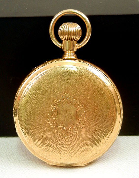 239 Elgin 14K gold pocket watch, hunting case with eng Jan 01, 2012