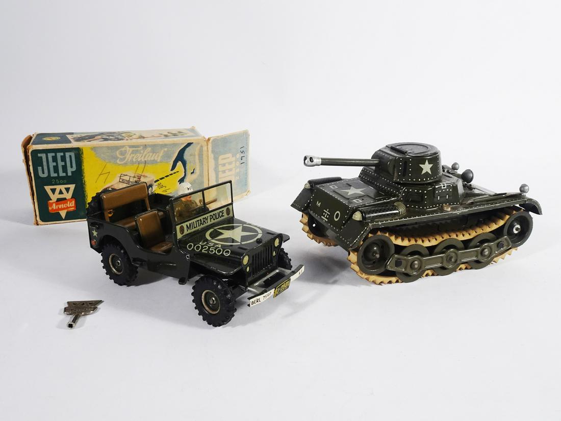 1950's German Wind-Up Miltary Toys (1 of 5)