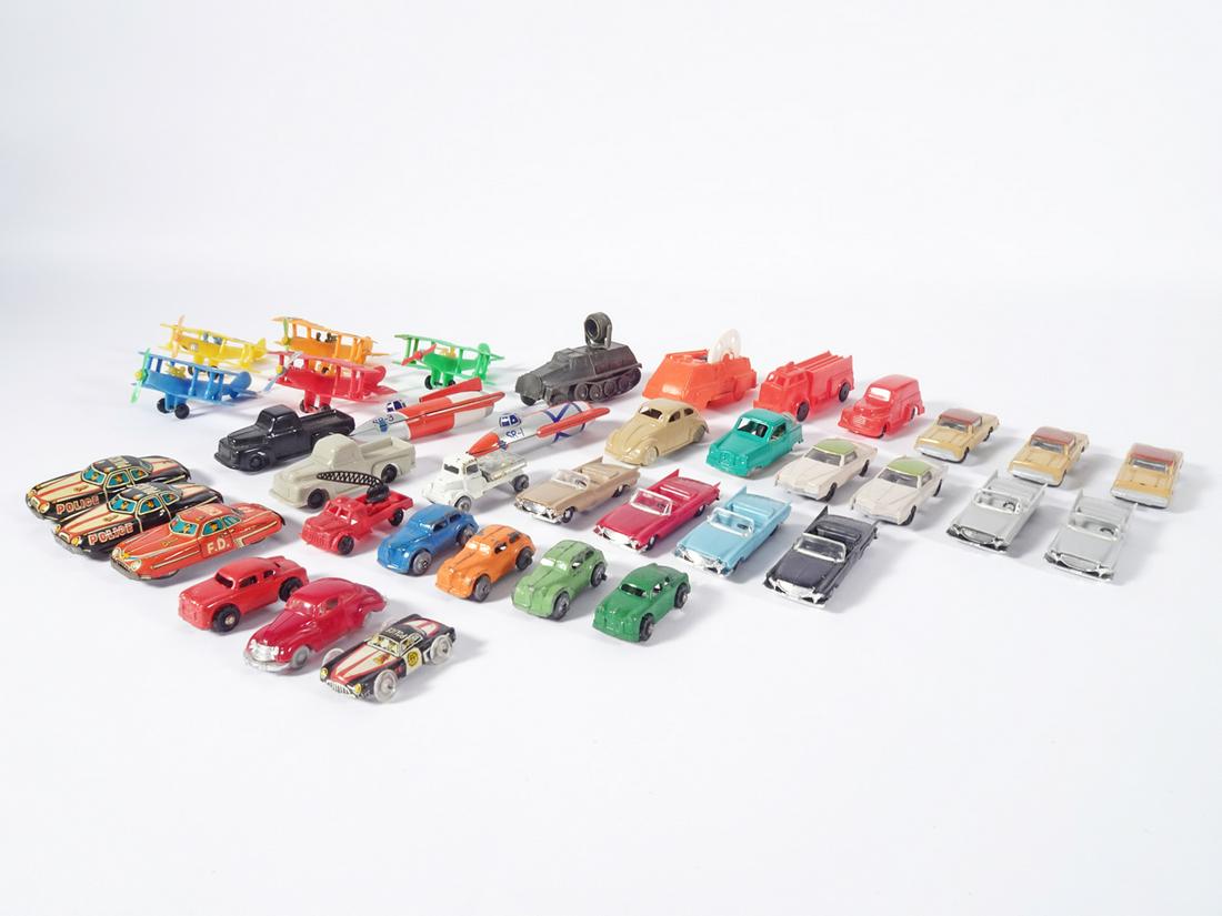 1950's-1970's Plastic/Slush/Tin Vehicles Grouping (1 of 8)
