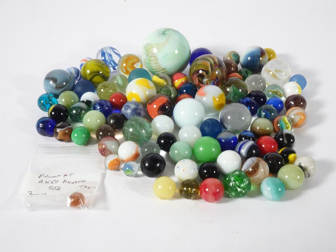 Antique to Contemporary Marbles Grouping (1 of 3)