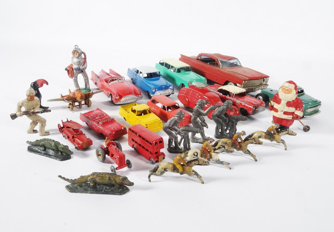 Lead Figures and Toy Vehicles Grouping (1 of 4)