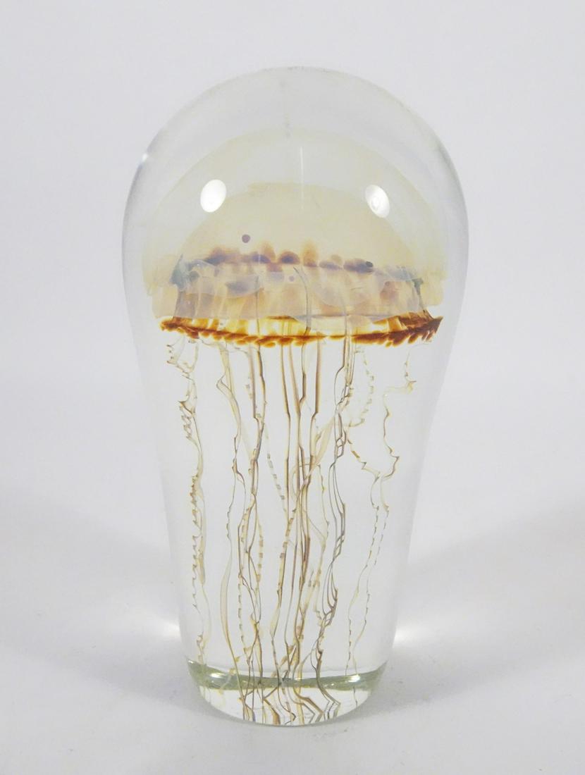 Richard Satava Moon Jellyfish Glass Paperweight (1 of 3)
