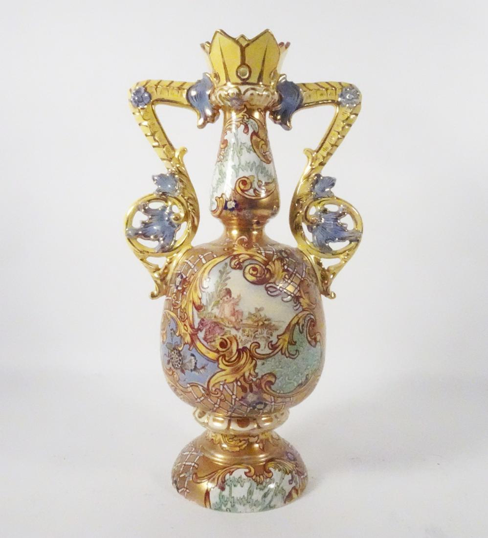 Fischer J. Budapest Hungarian Pottery Vase (1 of 4)