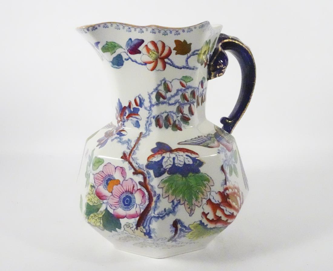 Mason's Ironstone Mas 16 Pattern Hydra Pitcher (1 of 4)
