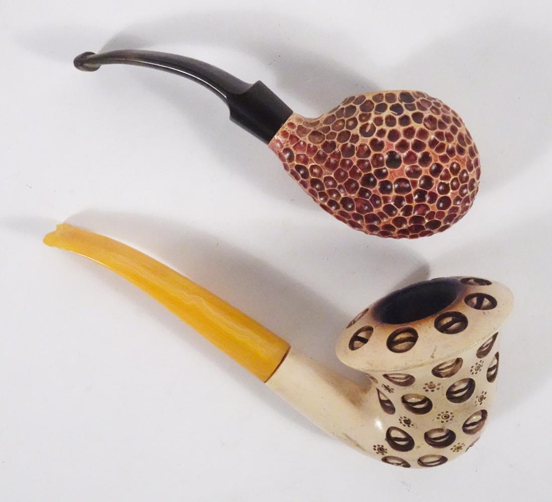 Vintage Meerschaum Smoking Pipe Grouping (1 of 4)