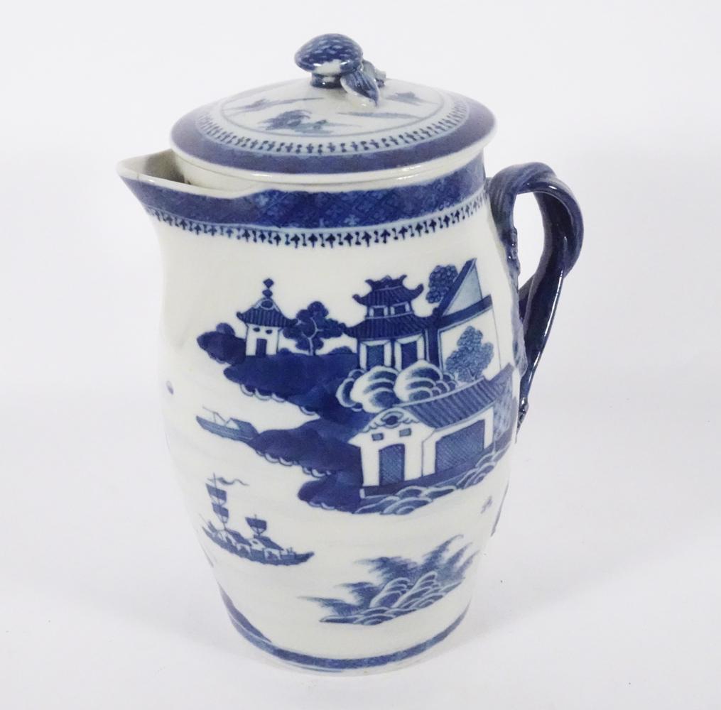 Chinese Export Canton Porcelain Cider Jug (1 of 4)