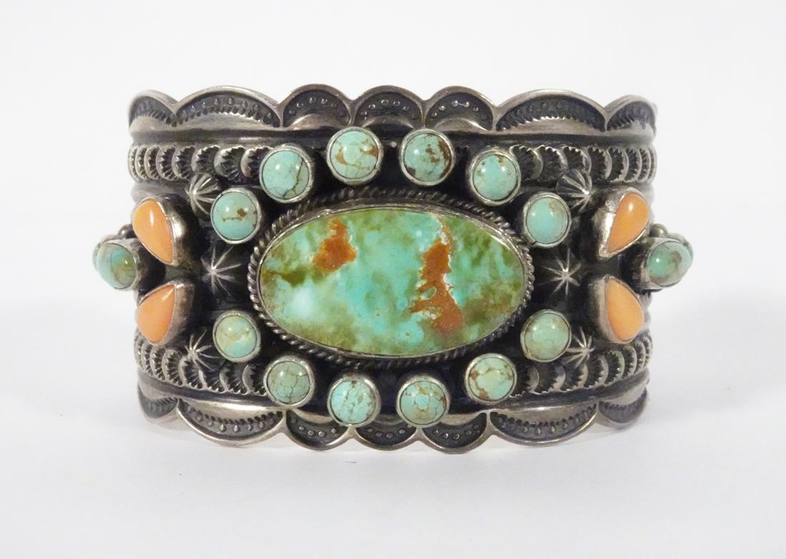 Sterling Turquoise  Cuff (1 of 4)