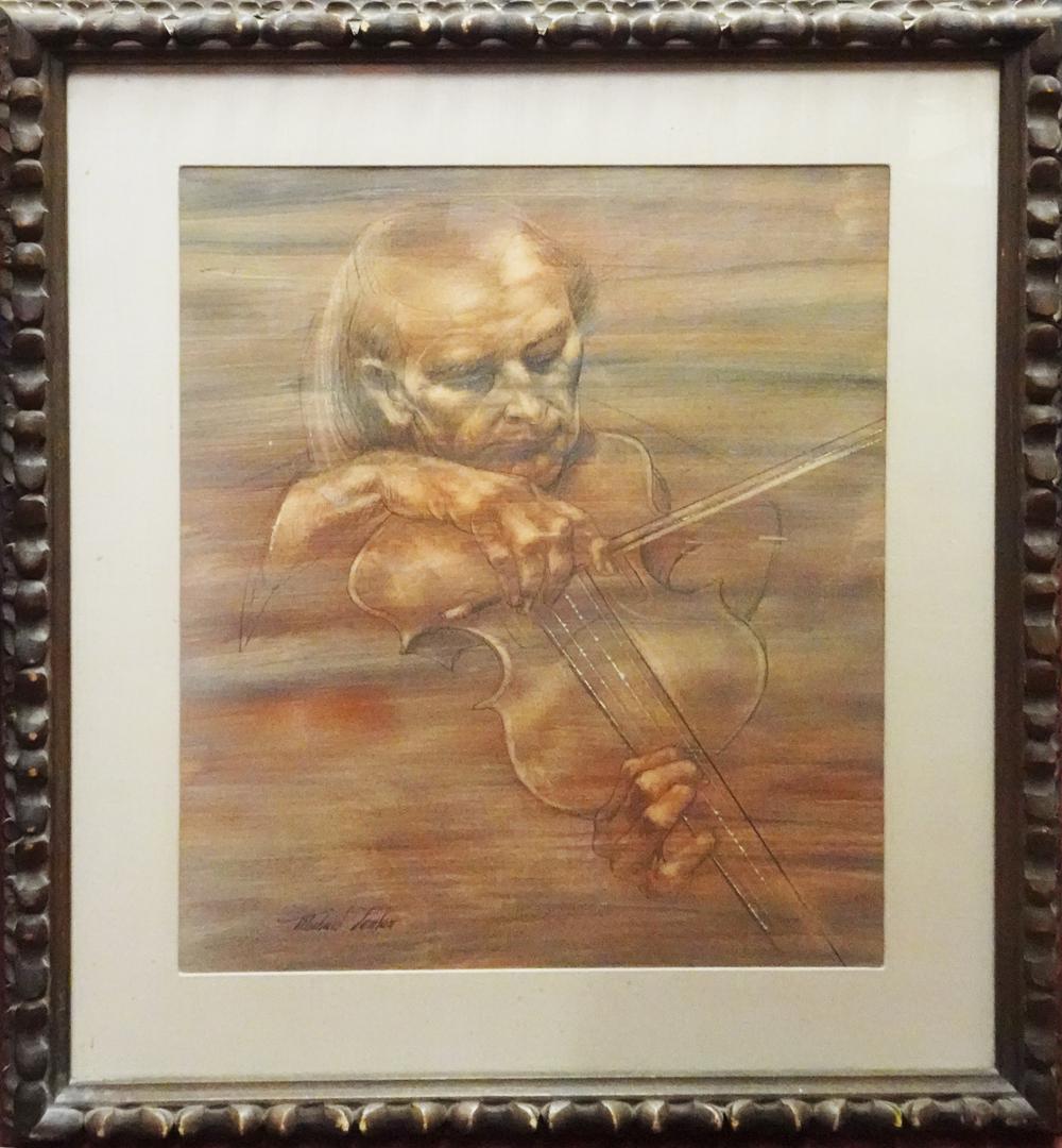 Michael Lenson Pastel on Paper (1 of 3)