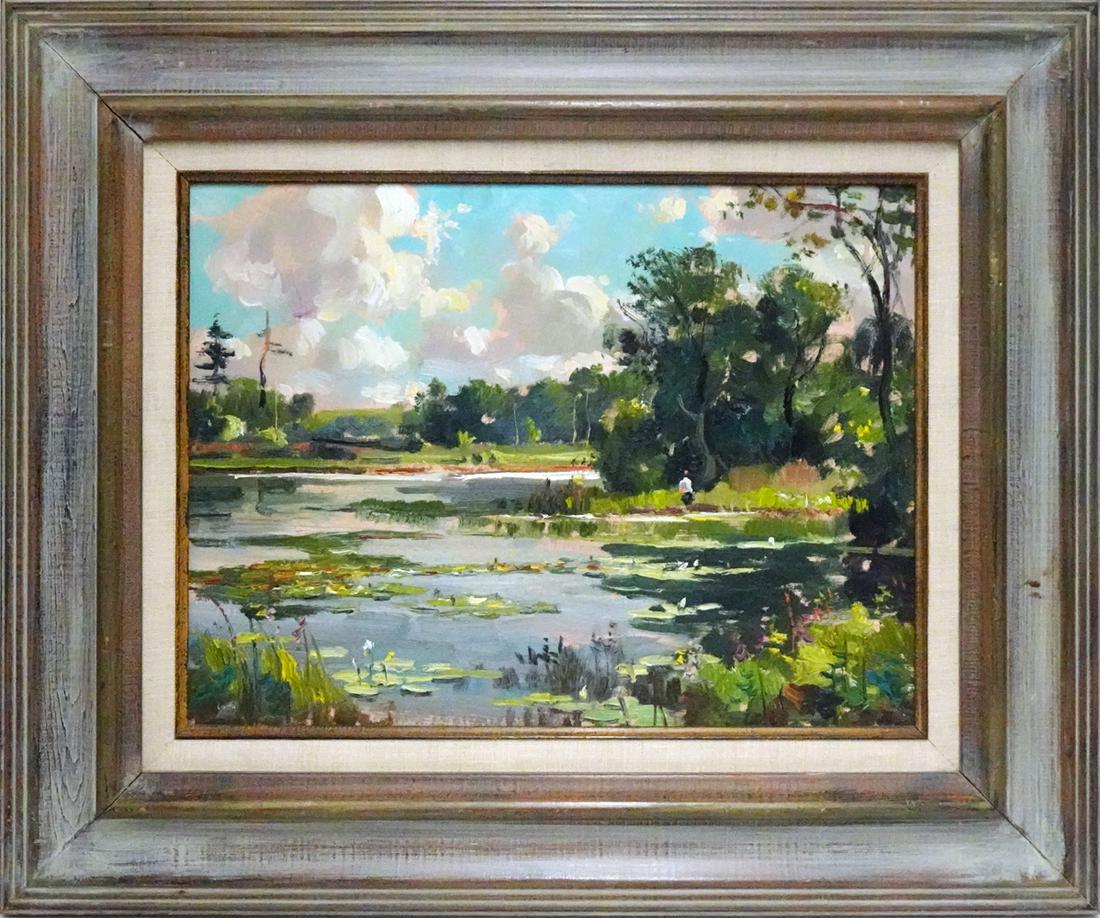 Wayne Beam Morrell Oil on Board (1 of 3)