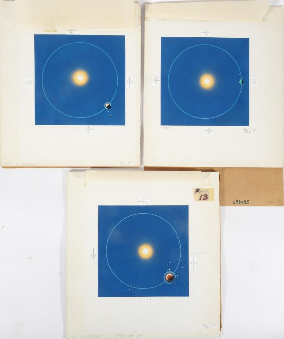 Davis Meltzer Gouaches on Illustration Board (1 of 7)