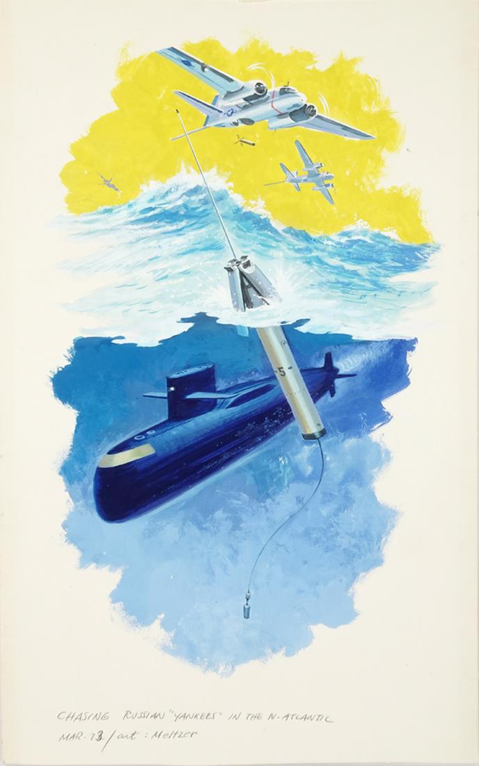 Davis Meltzer Gouache on Illustration Board (1 of 2)