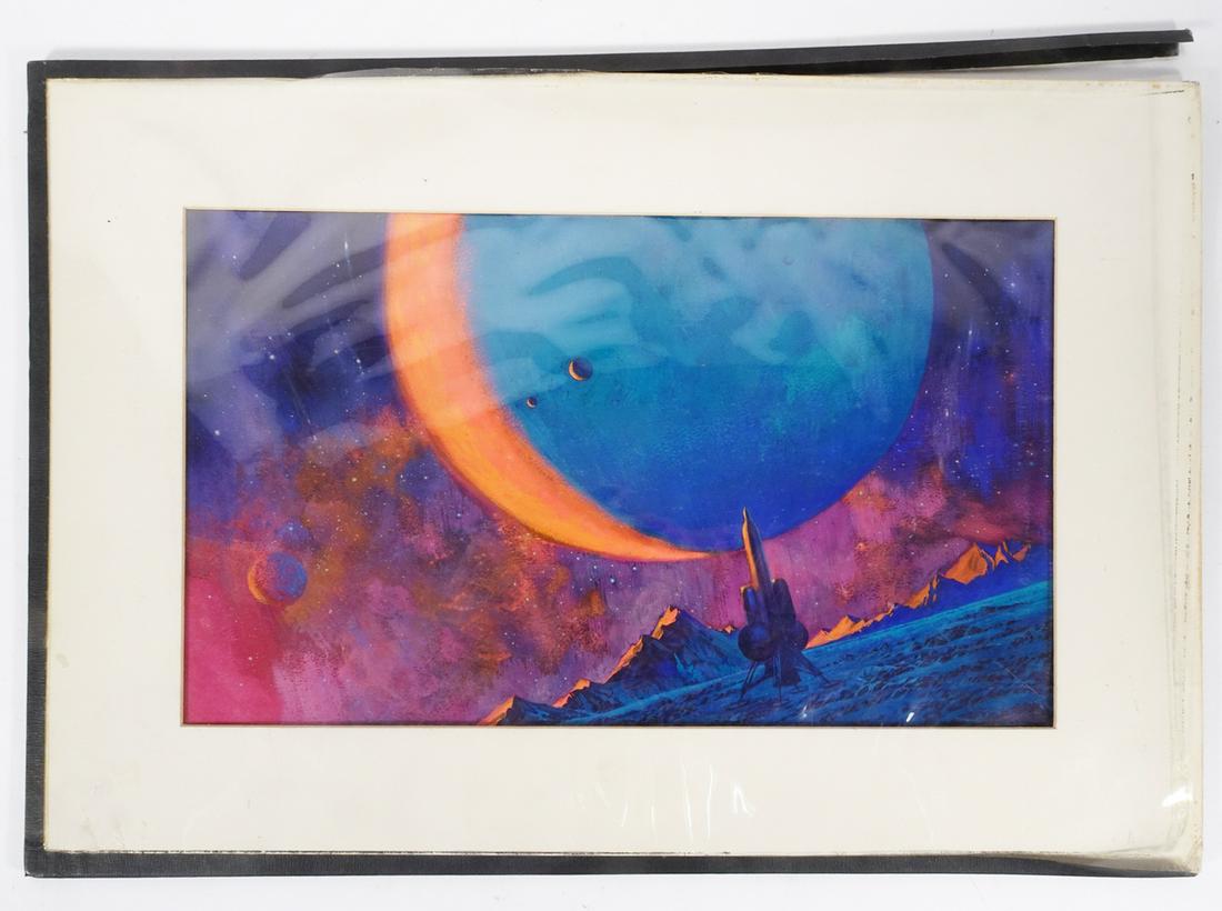 Davis Meltzer Gouache on Illustration Board (1 of 2)