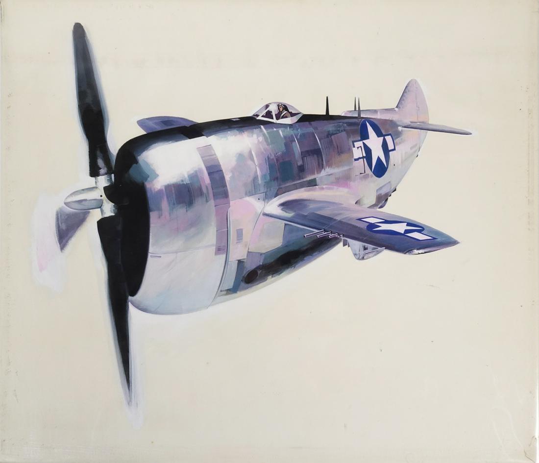 Davis Meltzer Gouache on Illustration Board (1 of 2)