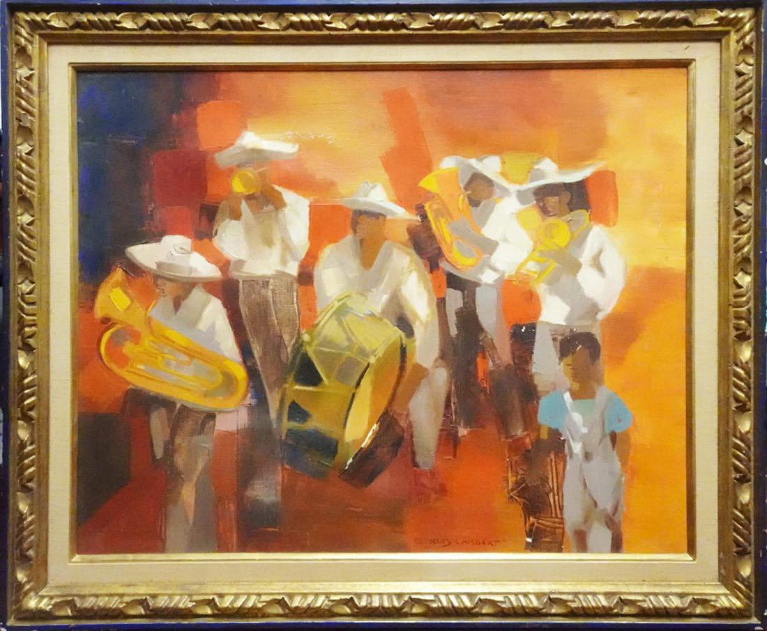 Georges Lambert Oil on Canvas (1 of 3)