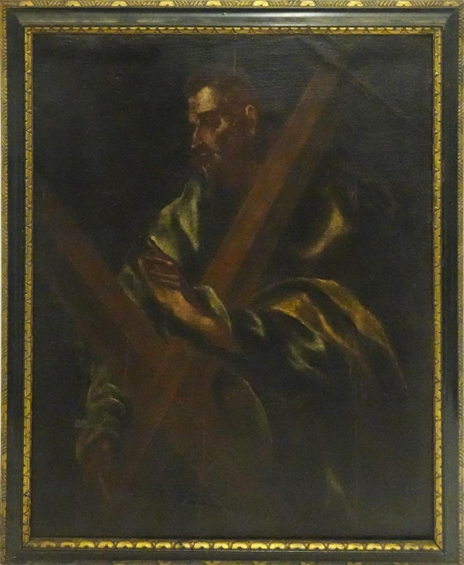 Continental Spanish School Oil on Canvas (1 of 3)