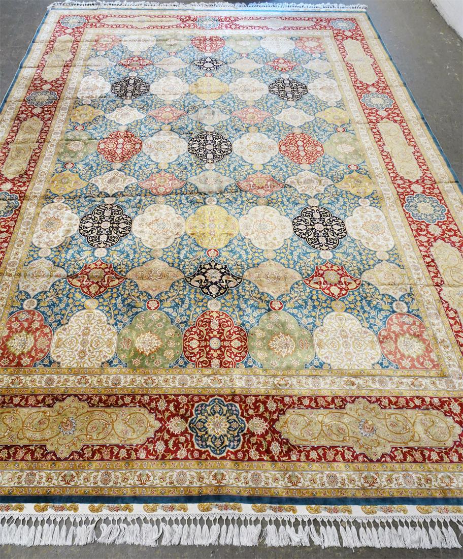 Hereke Panel Silk Carpet (1 of 2)