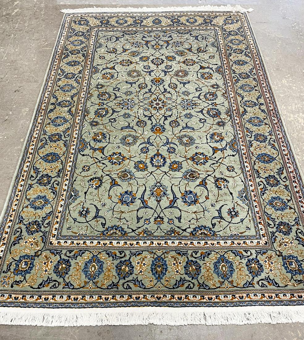 Hand-Tied Persian Kashan Rug (1 of 2)
