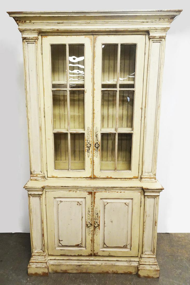 Habersham Distressed Painted Wood Cabinet (1 of 2)