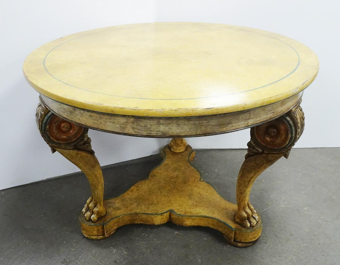 Decorative Crafts Inc. Italian Wood Center Table (1 of 4)