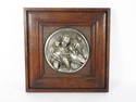 Edward William Wyon Silvered Metal Plaque