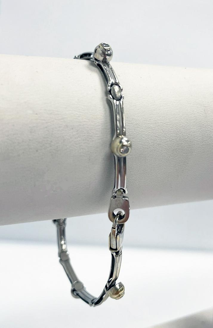 Diamond 14K Gold Link Bracelet (1 of 2)