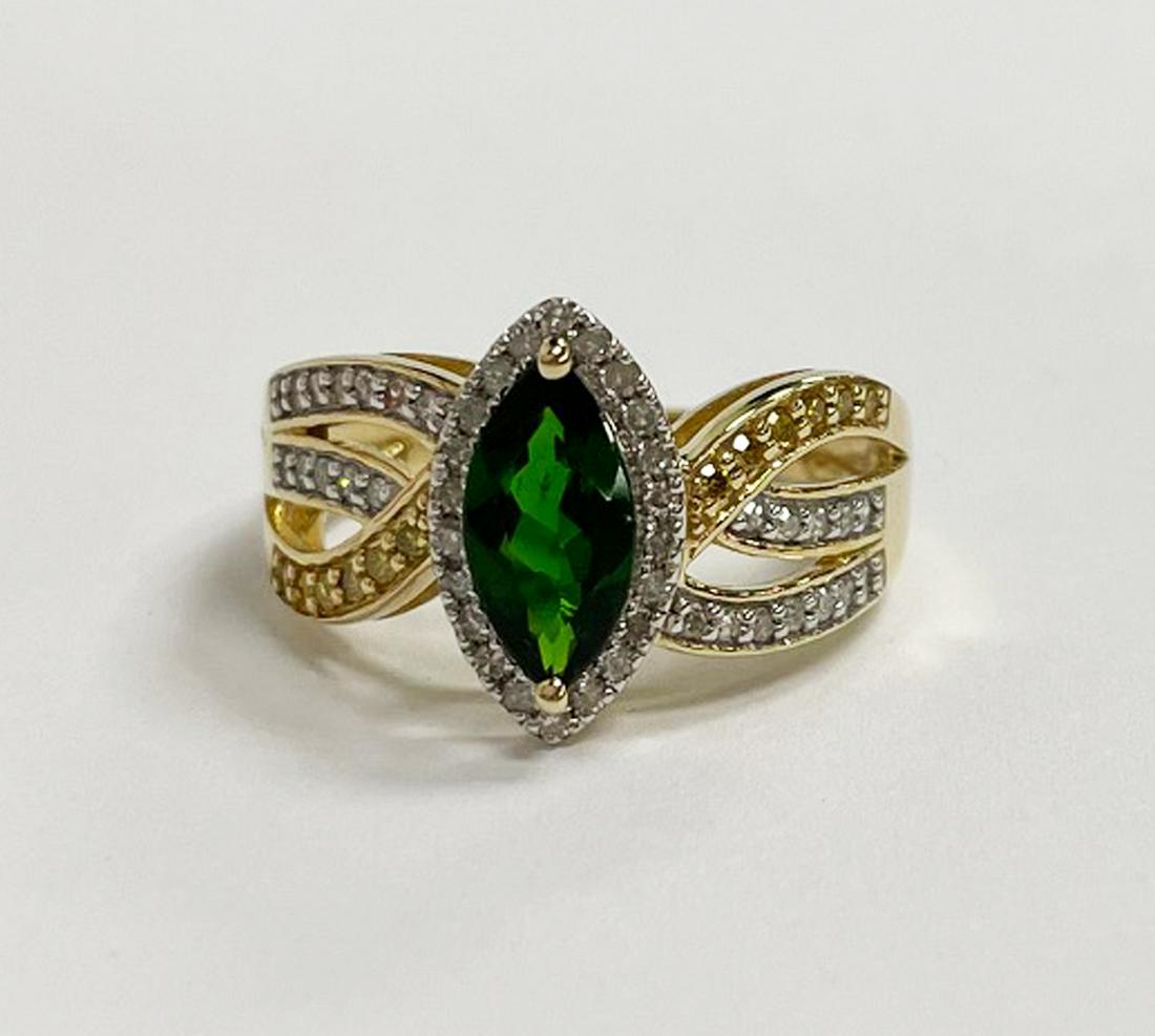 Chrome Dioxide, Diamond 10K Gold Ring (1 of 3)