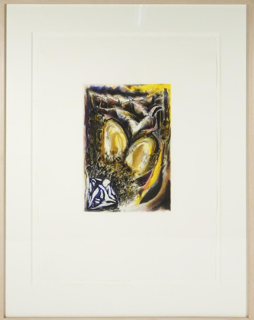 Bill Jensen Colored Etching and Aquatint (1 of 4)