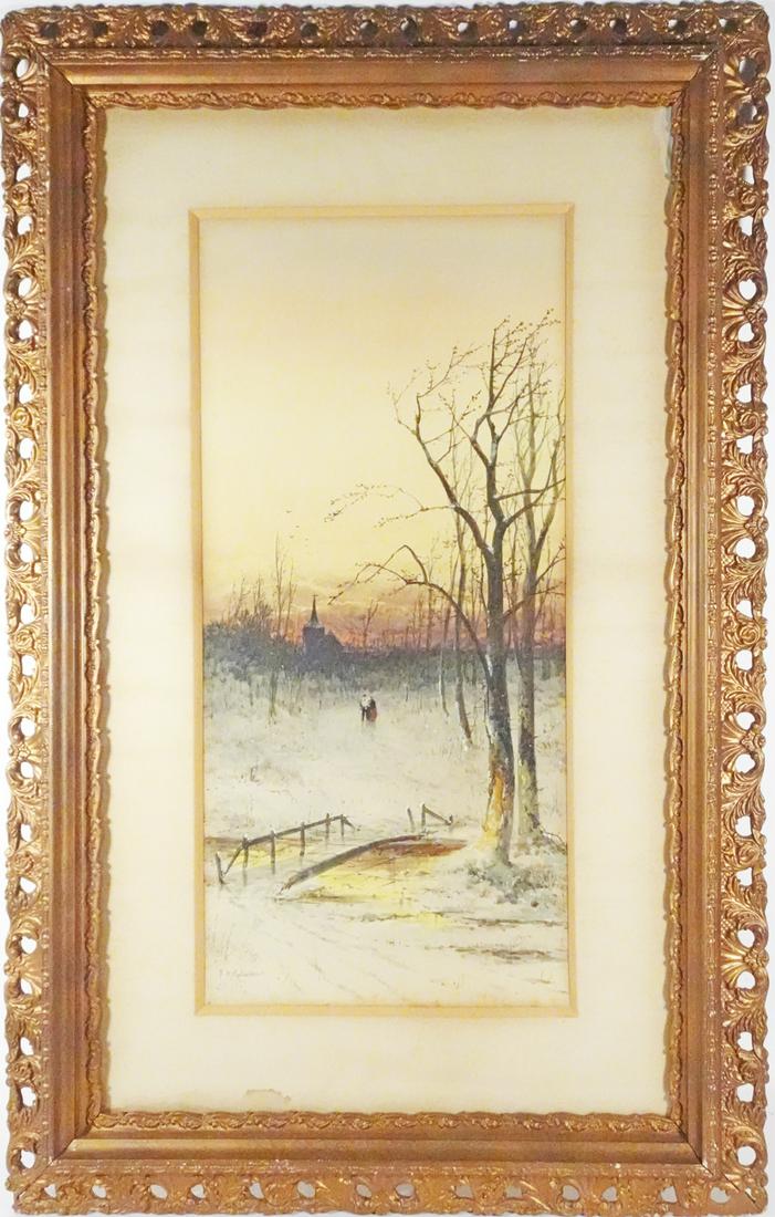 Samuel A. Mulholland Watercolor on Paper (1 of 4)