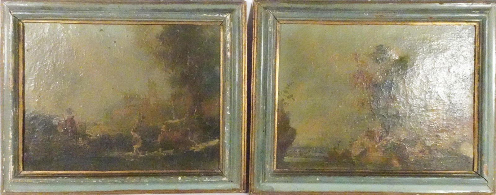 Pair of Continental School Oils on Canvas (1 of 4)