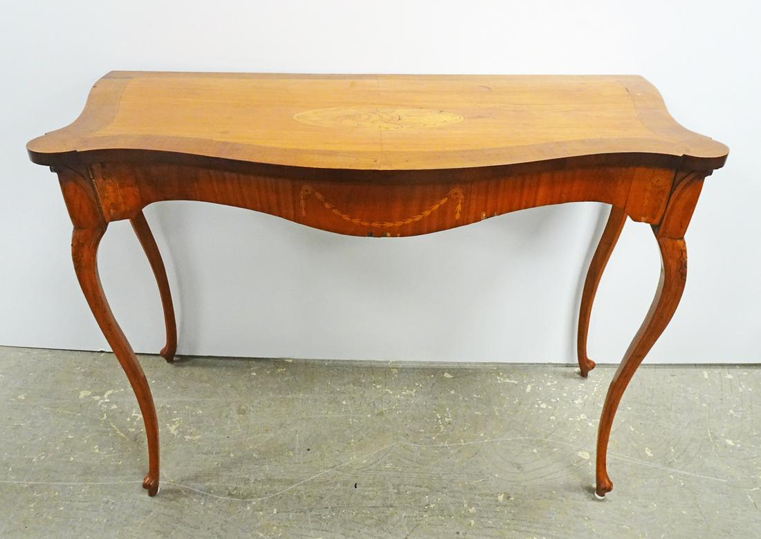 Louis XV Style Marquetry Inlaid Table (1 of 4)