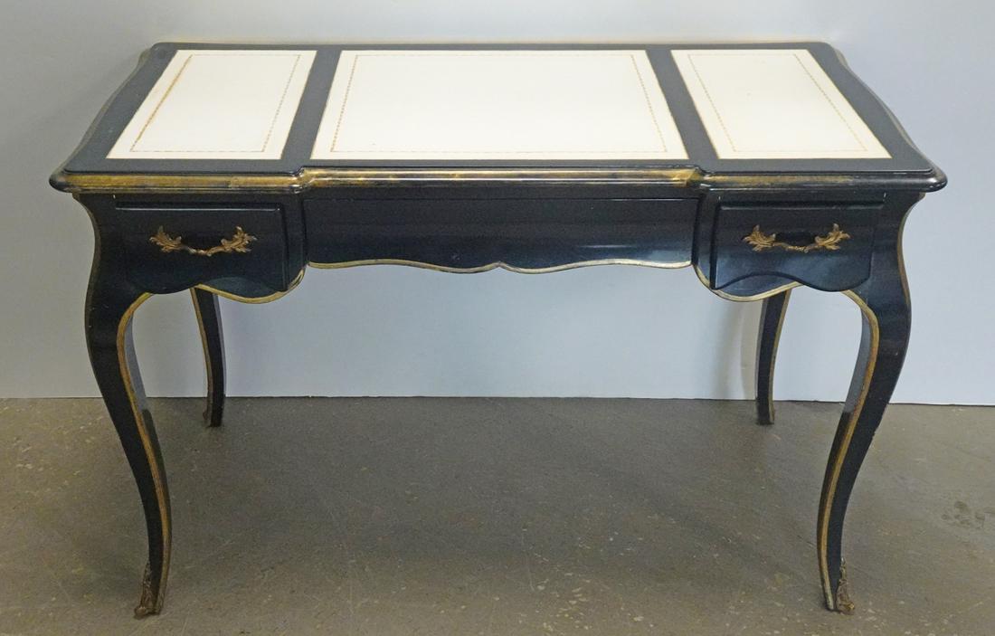 French Ebonized Louis XV Style Desk (1 of 2)