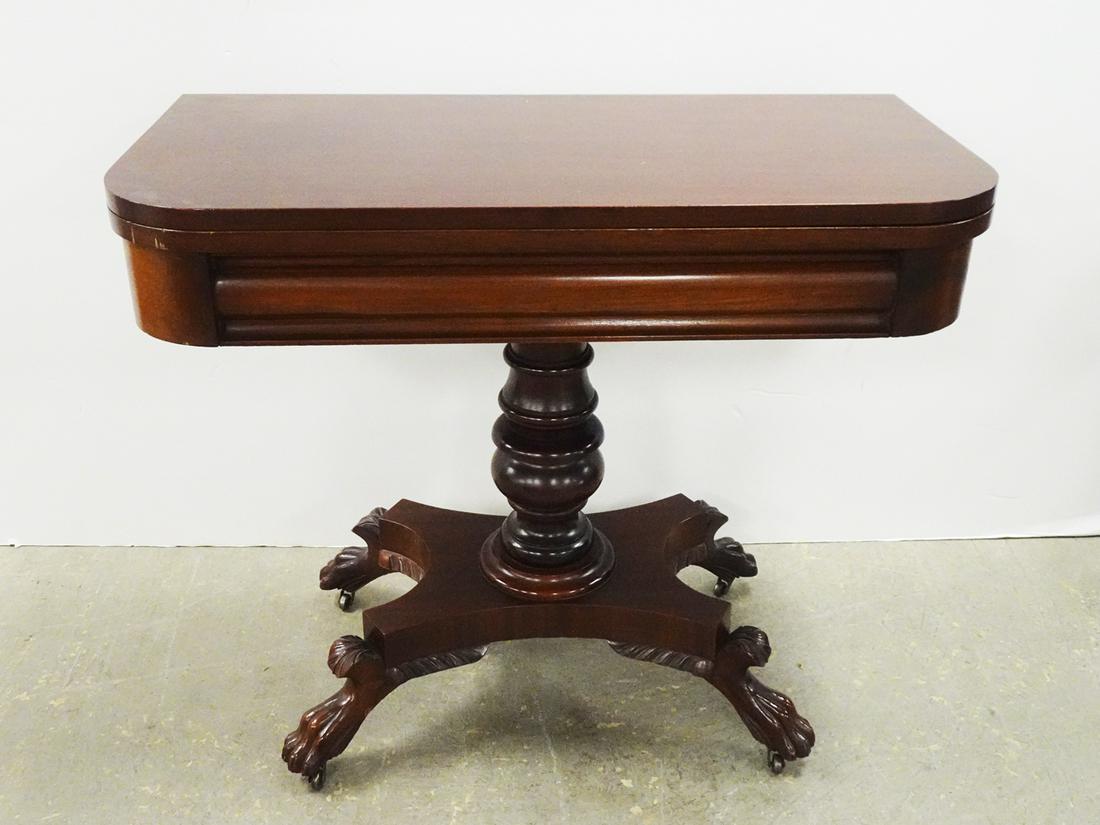 Federal Mahogany Card Table (1 of 3)