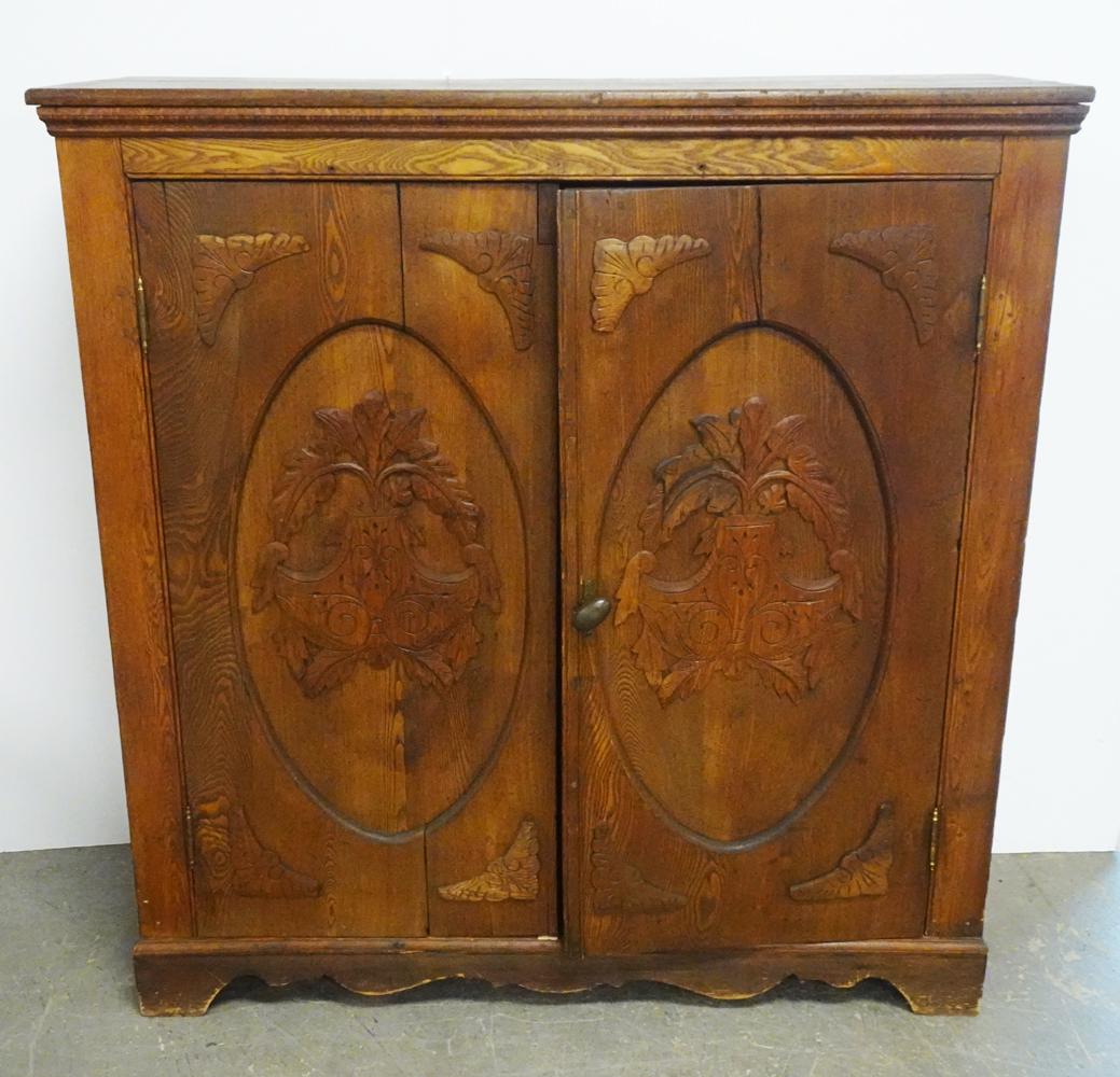 Primitive Oak Jelly Cupboard (1 of 4)