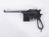 Mauser model C96 "broom handle" semi-automatic pistol