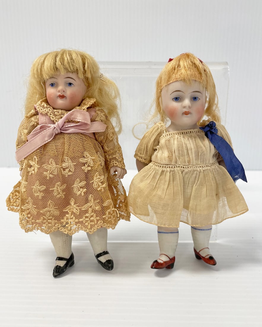 Two all bisque German dolls (1 of 3)